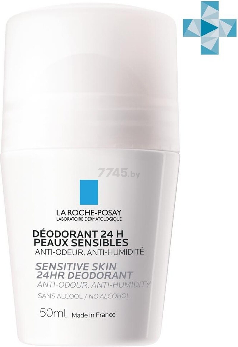 Дезодорант шариковый LA ROCHE-POSAY Physiological Для чувствительной кожи 24 ч 50 мл (3337872412158)