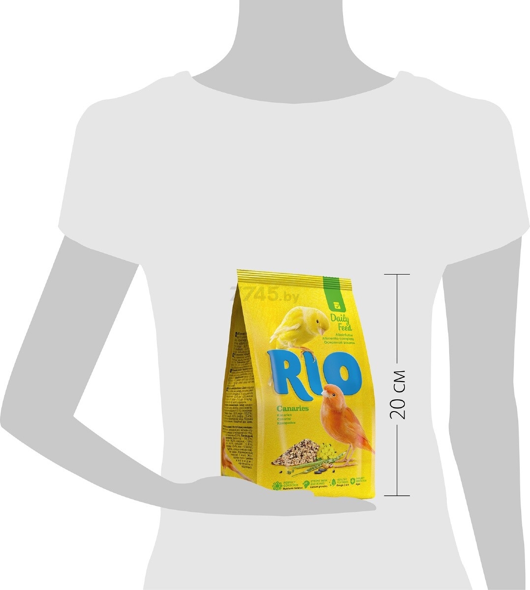 Корм для канареек RIO Основной рацион 0,5 кг (4602533781126) - Фото 3