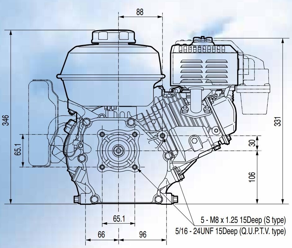 Двигатель ASILAK SL-168F-D20 - Фото 4