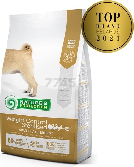 Сухой корм для собак NATURE'S PROTECTION Adult Light контроль веса 12 кг (NPS45661)