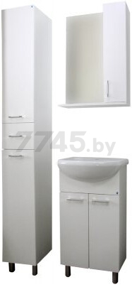 Шкаф с зеркалом для ванной АВН Эко+ 50 R (13.35 (3)) - Фото 6