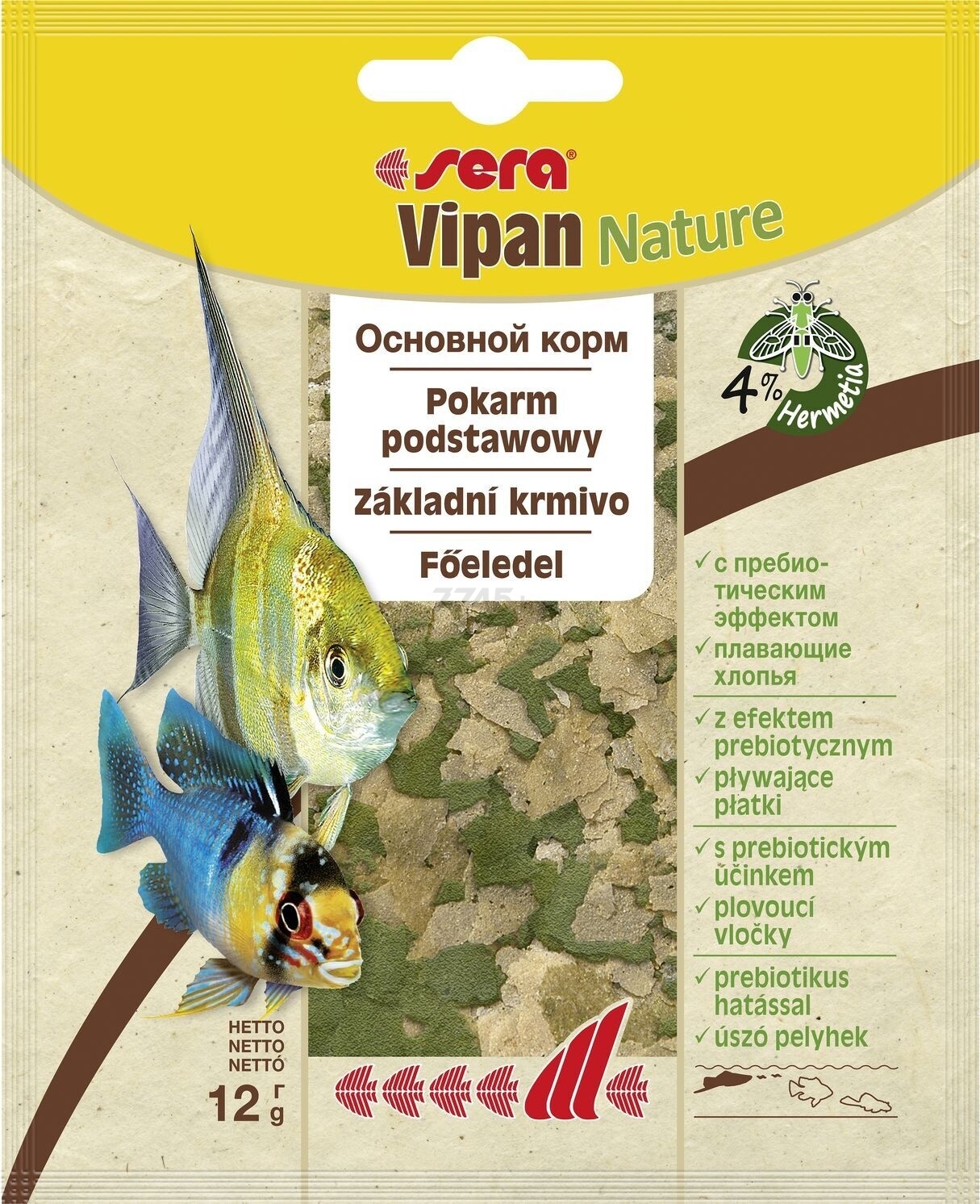 Корм для рыб SERA Vipan 12 г (132)