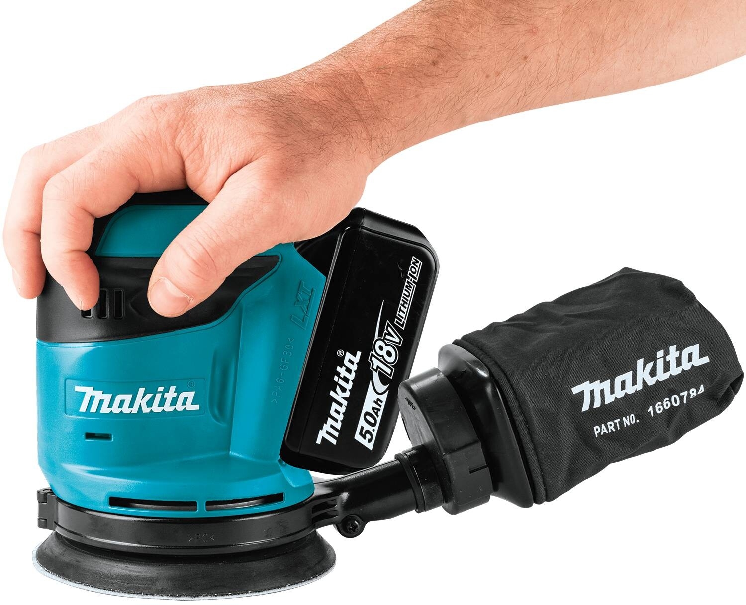 Шлифмашина эксцентриковая (орбитальная) MAKITA DBO 180 Z (DBO180Z) - Фото 6