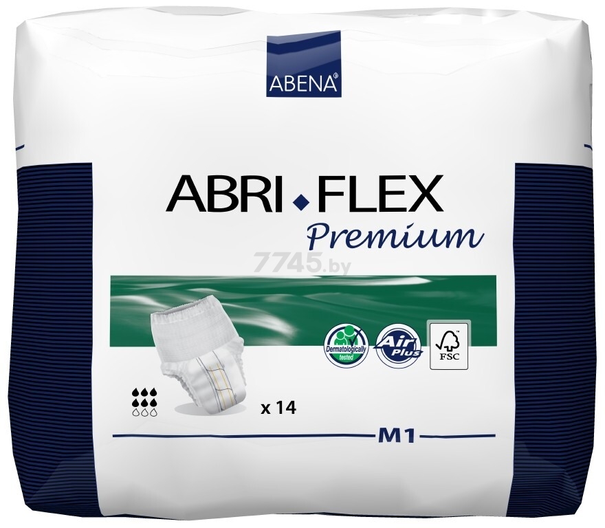 Трусики впитывающие для взрослых ABENA Abri-Flex M1 Premium 80-110 см 14 штук (5703538244988)