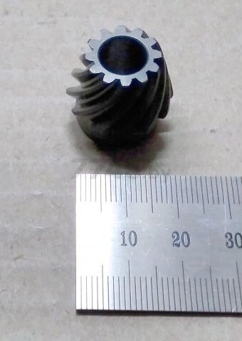 Шестерня коническая спиральная 12 для шлифмашины угловой MAKITA (227490-4) - Фото 6
