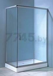 Уголок душевой COLISEUM Фиеста Т-120 120х80 матовое стекло (000000171) - Фото 2