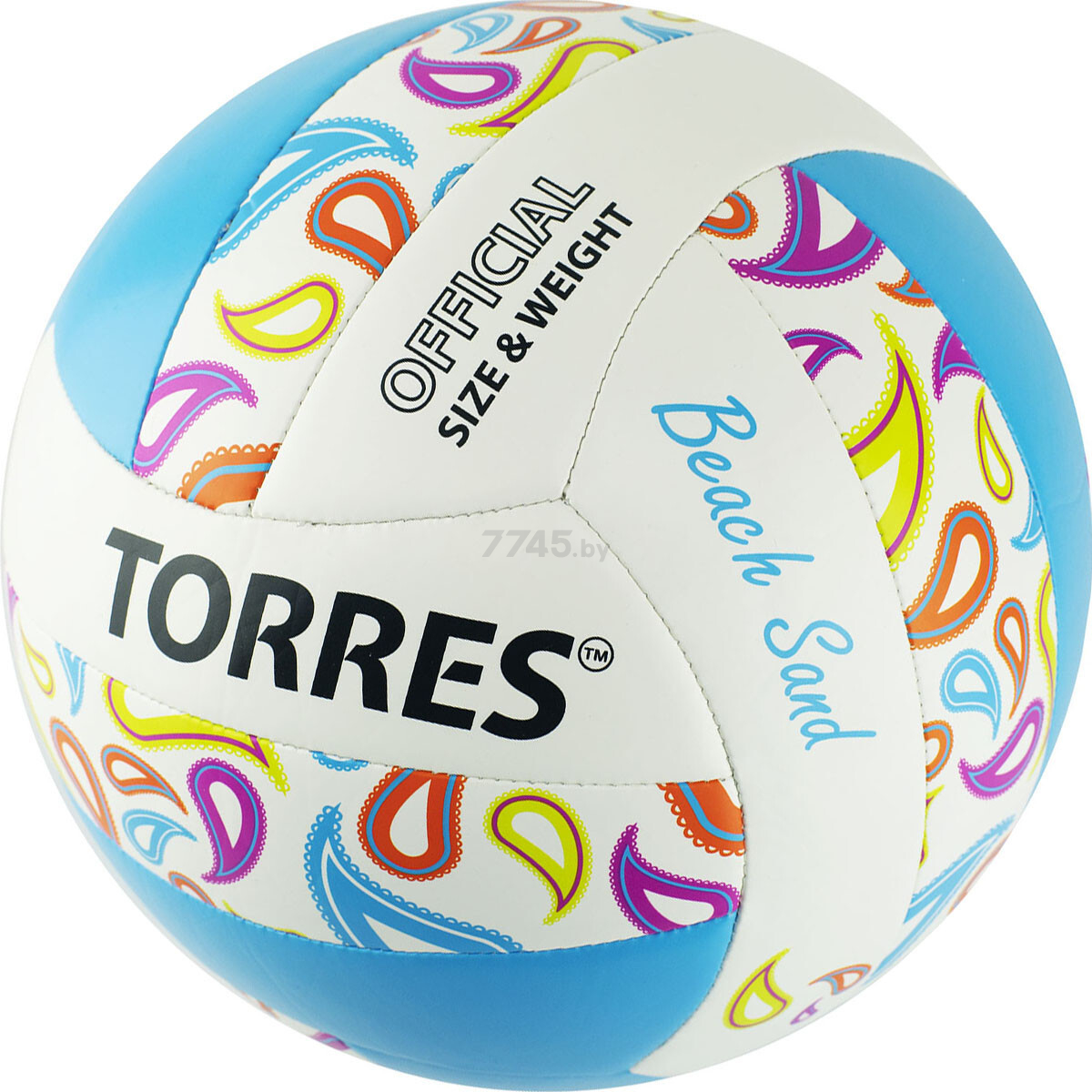 Мяч для пляжного волейбола TORRES Beach Sand Blue №5 (V32095B)