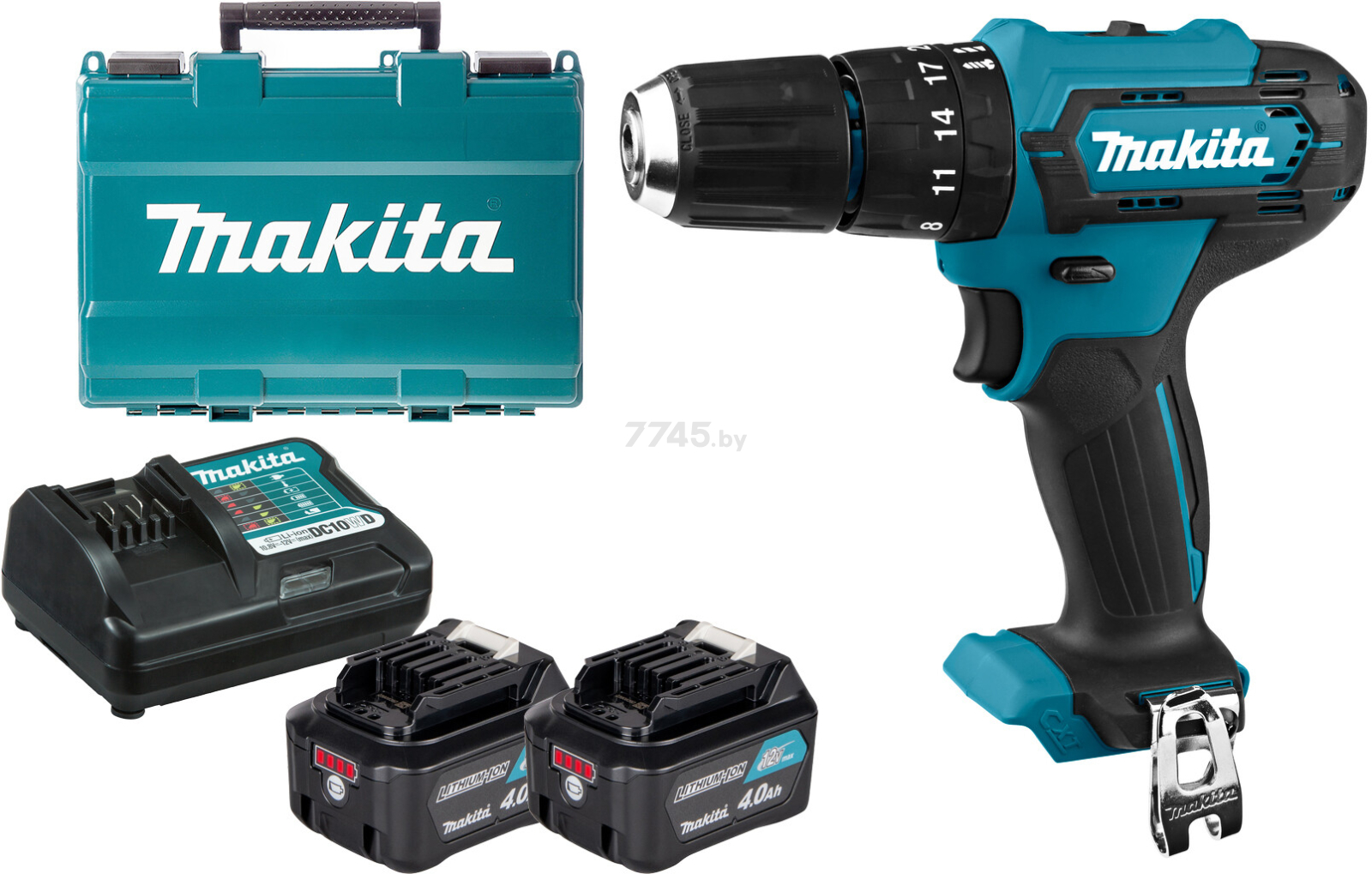 Дрель-шуруповерт аккумуляторная ударная MAKITA HP 333 DWME (HP333DWME)