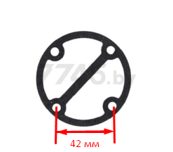 Прокладка головки цилиндра для компрессора ECO AE-501-3 (AE-501-3-6) - Фото 2
