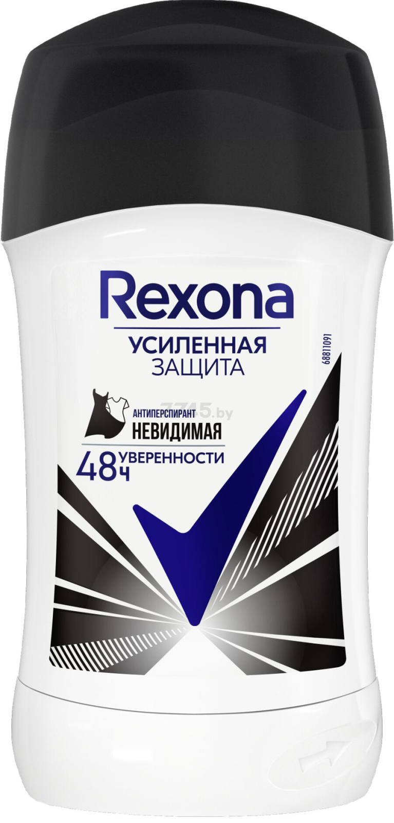 Антиперспирант твердый REXONA Невидимая на черном и белом 40 мл (0031102657)