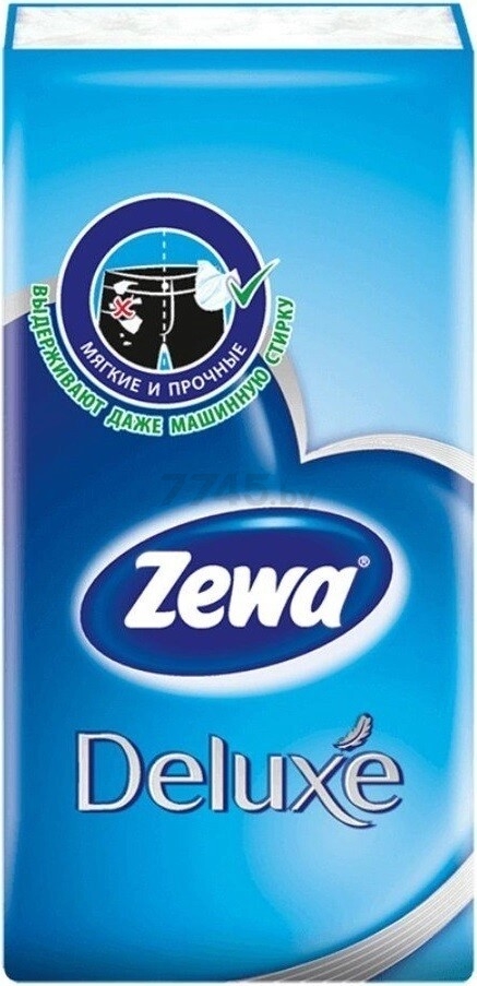 Платки носовые ZEWA Deluxe 10 штук (0201121281)