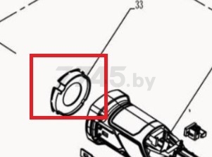 Диафрагма для болгарки MOLOT MAG1210 (AG-125G-33)