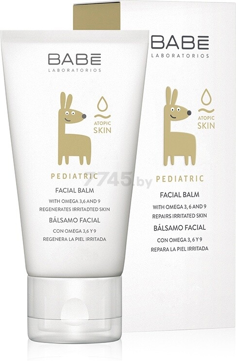 Бальзам для лица детский BABE Laboratorios Pediatric Facial Balm 50 мл (8437014389456)