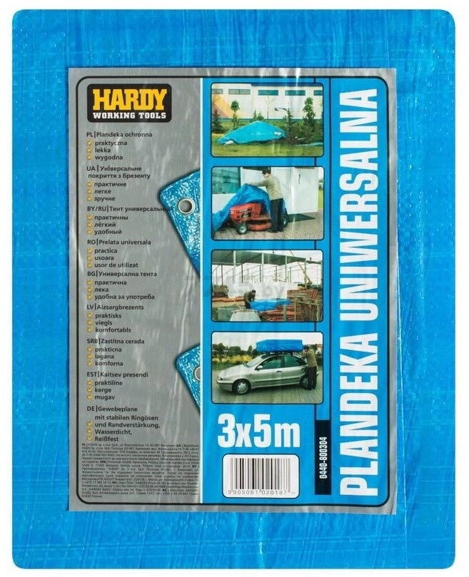 Тент защитный толстый HARDY 3х5 м (0440-800304)