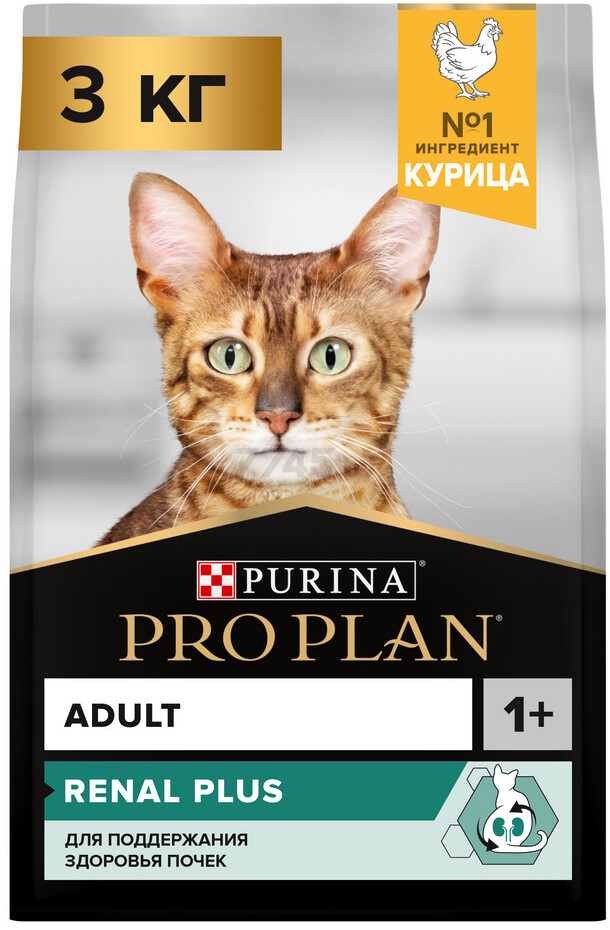 Сухой корм для кошек PURINA PRO PLAN Original Adult курица 3 кг (7613036509305) - Фото 3