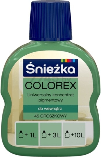 Колер SNIEZKA Colorex №45 салатовый 0,1 л