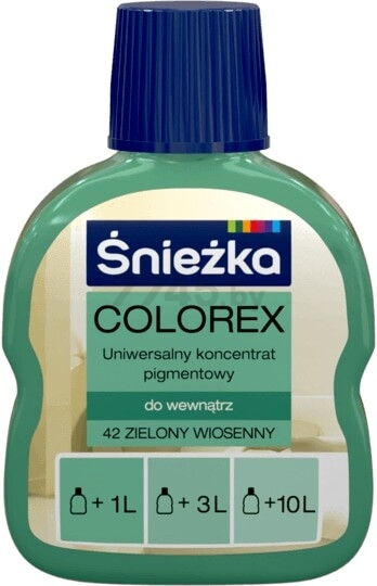 Колер SNIEZKA Colorex №42 весенне-зеленый 0,1 л