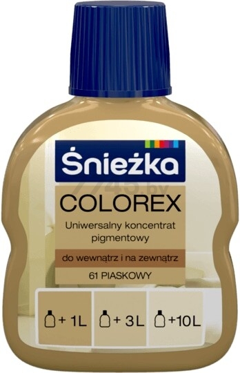 Колер SNIEZKA Colorex №61 песочный 0,1 л