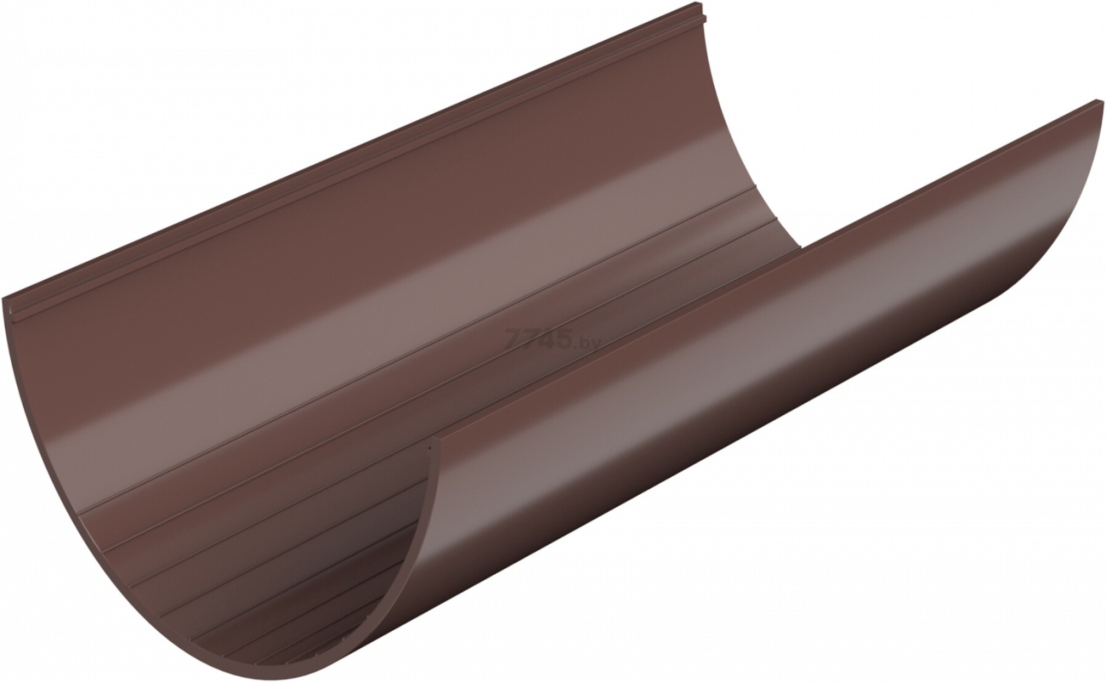 Желоб ПВХ ТЕХНОНИКОЛЬ 125 мм коричневый глянец 3 м (563104)