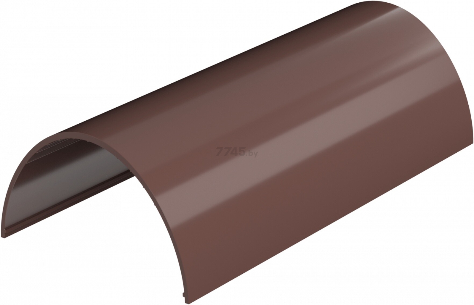 Желоб ПВХ ТЕХНОНИКОЛЬ 125 мм коричневый глянец 3 м (563104) - Фото 2