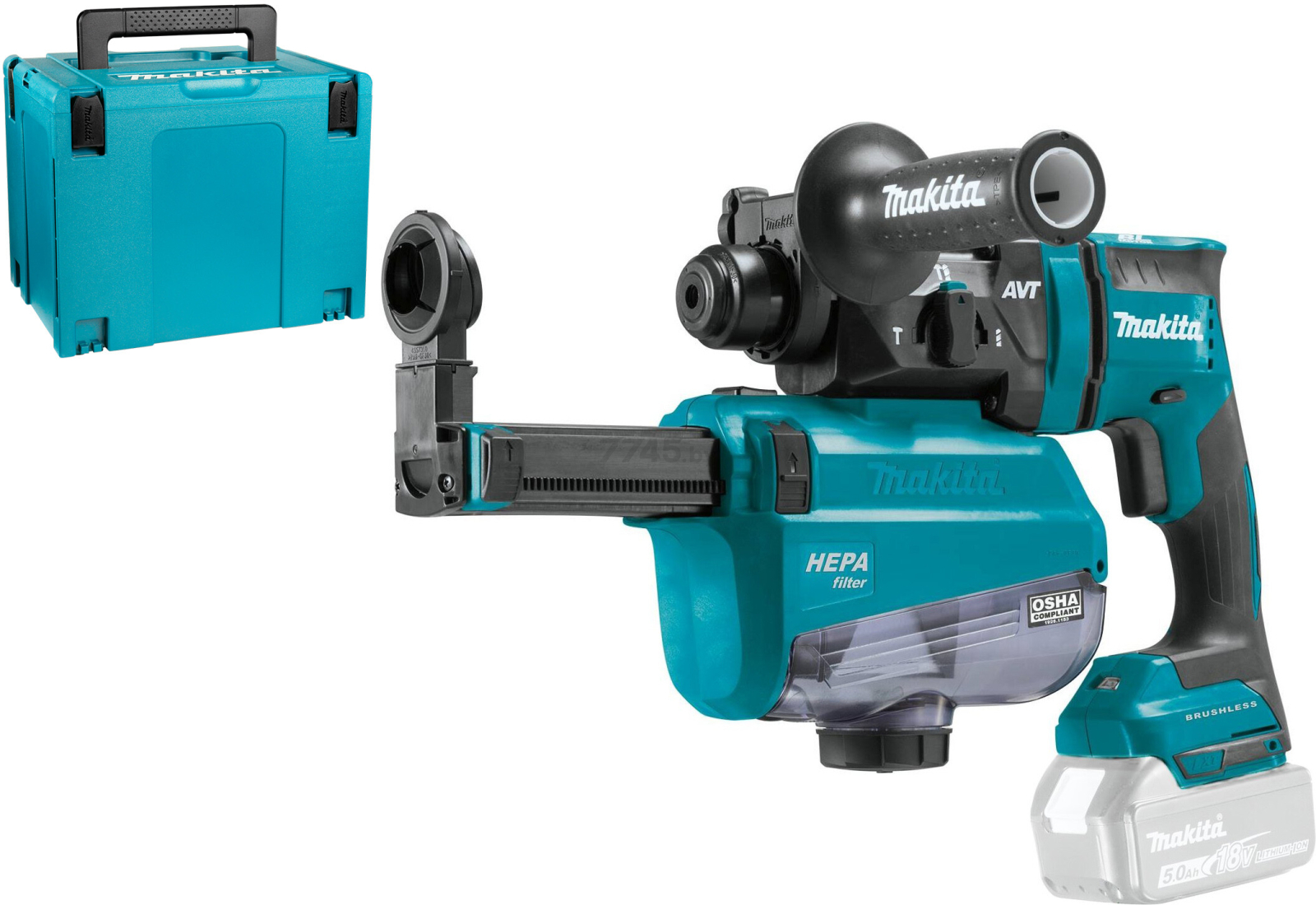 Перфоратор аккумуляторный MAKITA DHR 182Z WJ (DHR182ZWJ)