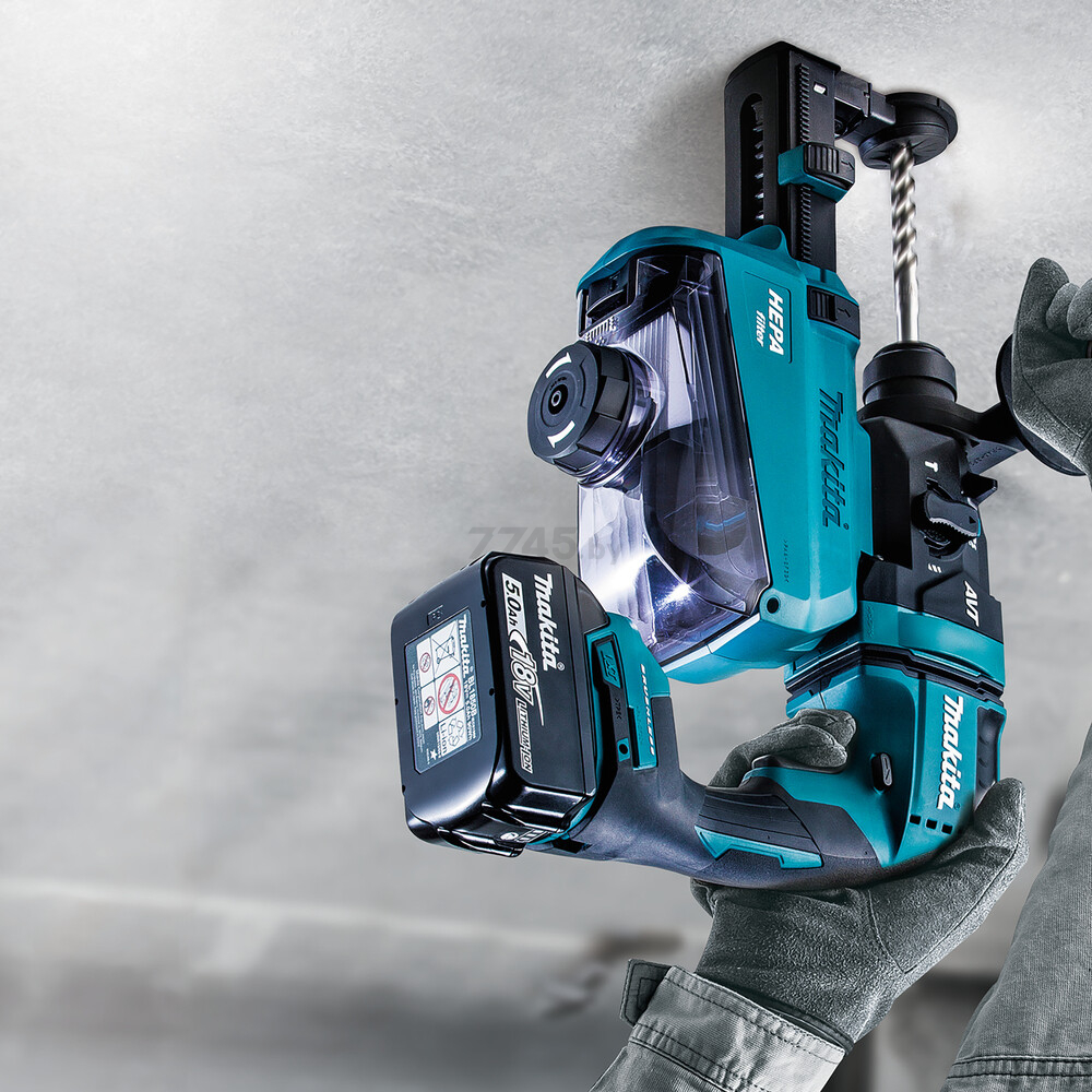 Перфоратор аккумуляторный MAKITA DHR 182Z WJ (DHR182ZWJ) - Фото 17