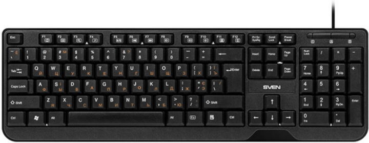 Комплект клавиатура и мышь SVEN KB-S330C Black - Фото 2