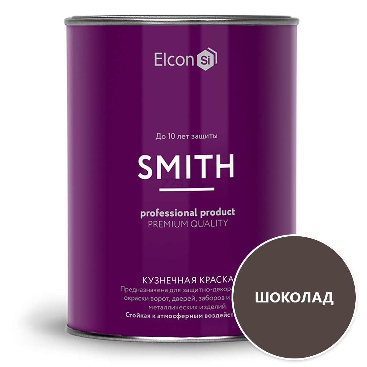 Краска кузнечная ELCON Smith шоколадный матовый 0,8 кг