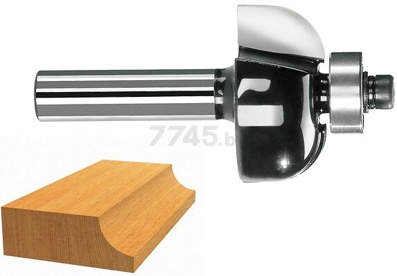 Фреза по дереву кромочная галтельная 28,7х13х54 мм BOSCH Standard for Wood (2608628363) - Фото 2