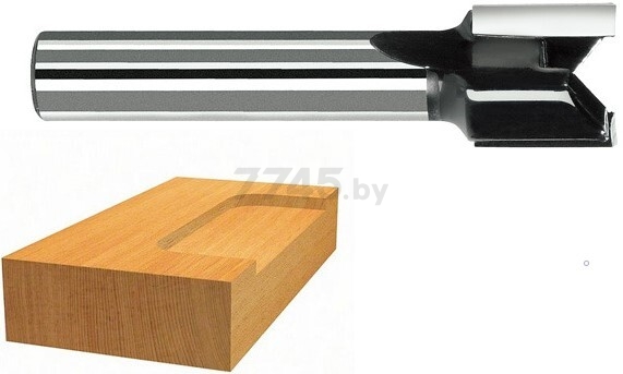 Фреза по дереву шарнирная шлицевая 12,7х12,7х50,8 мм BOSCH Standard for Wood (2608628399) - Фото 2