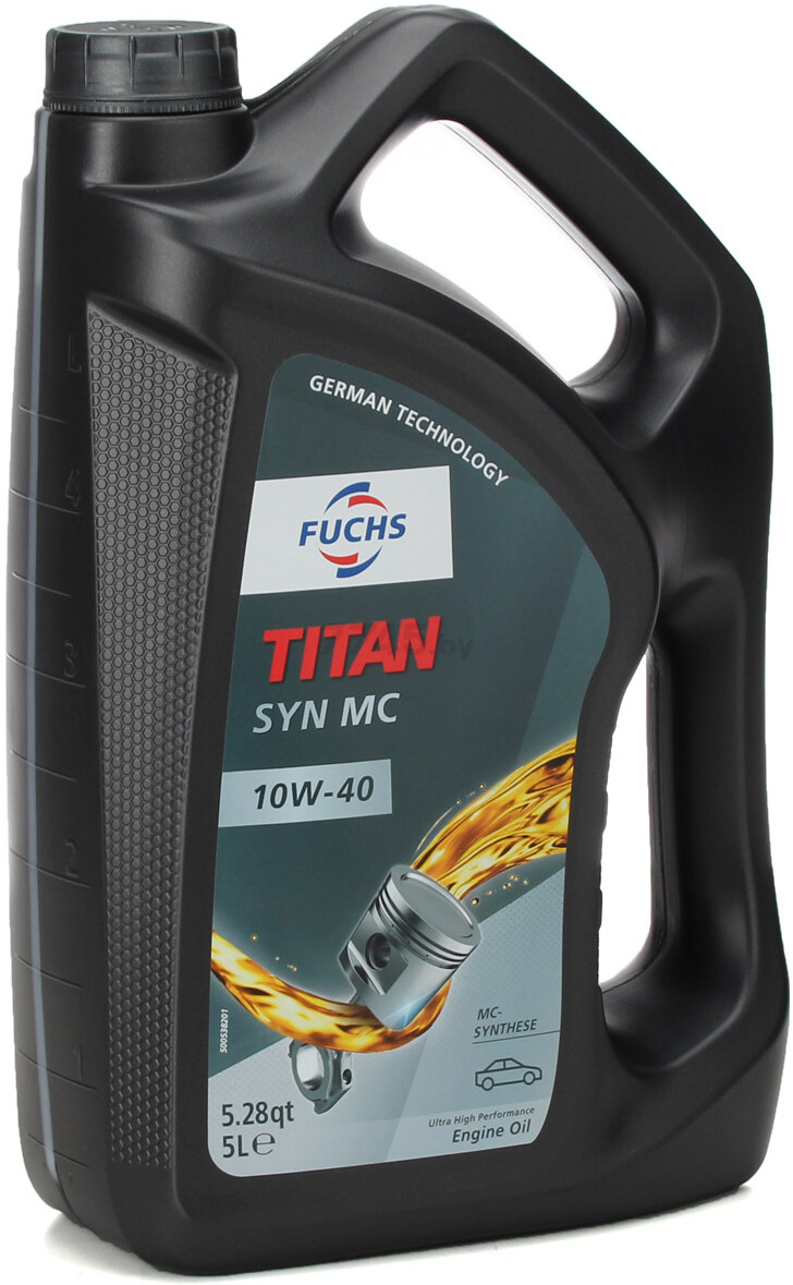 Моторное масло 10W40 полусинтетическое FUCHS Titan Syn MC 5 л (602003027)