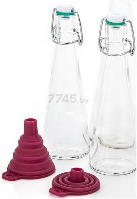 Набор бутылок для жидких продуктов GLASSLOCK 0,5 л 2 штуки (IG-661)