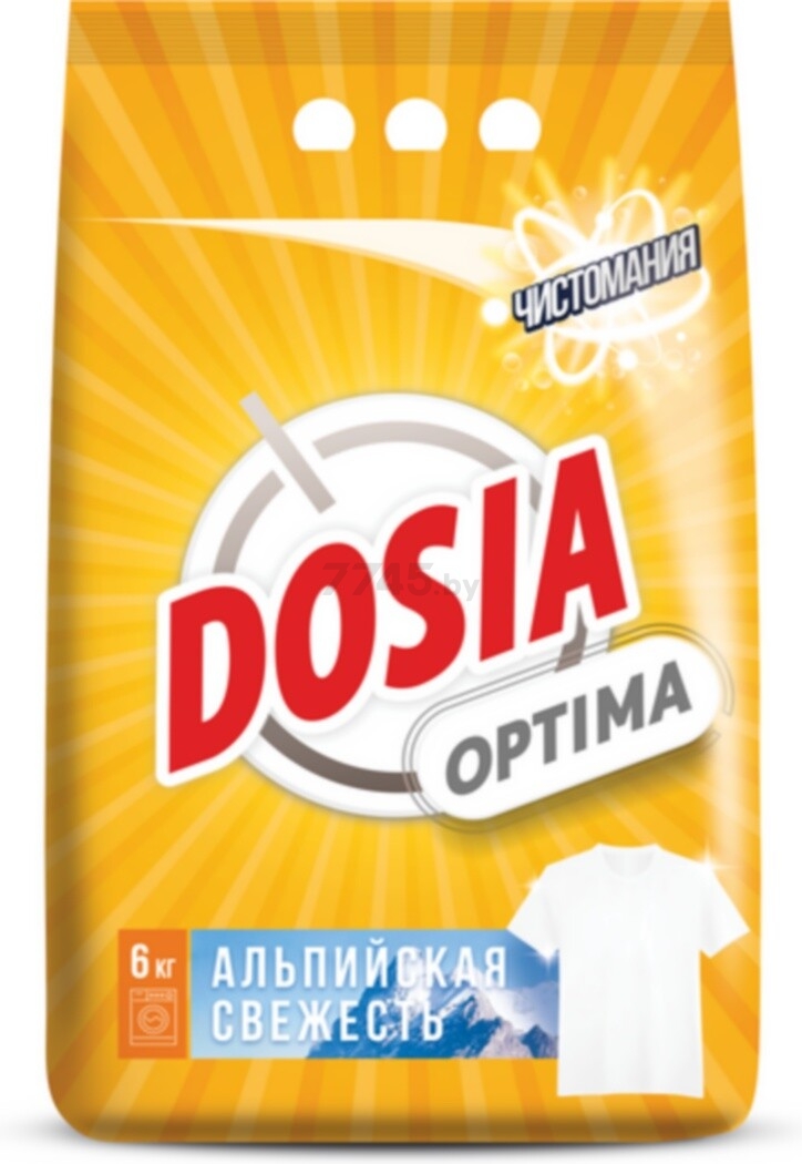 Стиральный порошок автомат DOSIA Optima Альпийская Свежесть 6 кг (4640018993275) - Фото 2