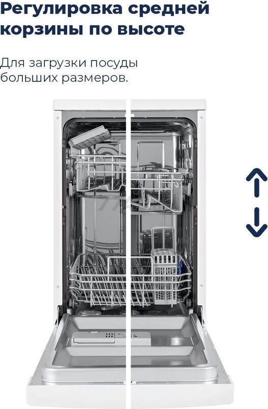 Машина посудомоечная MAUNFELD MWF08B (УТ000010684) - Фото 10