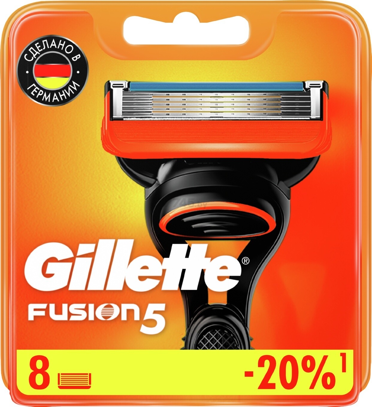 Кассеты сменные GILLETTE Fusion5 8 штук (7702018877508) - Фото 2