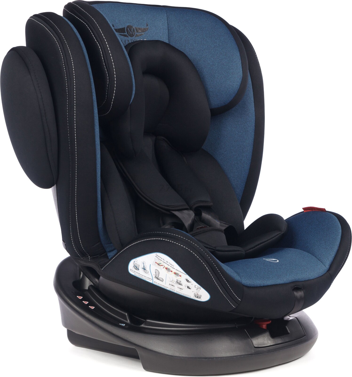 Автокресло MARTIN NOIR Grand Fix 360 Melange Blue - Фото 2