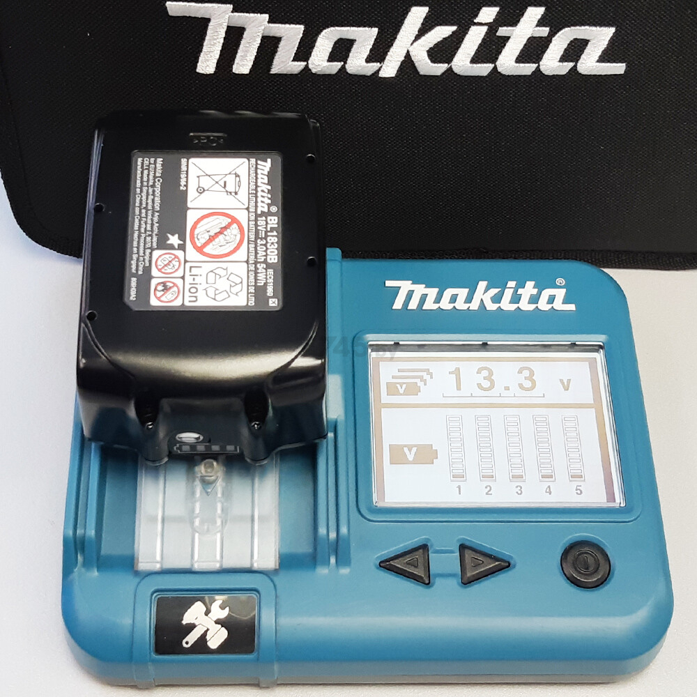 Тестер для аккумуляторов MAKITA BTC04 (198038-8) - Фото 7