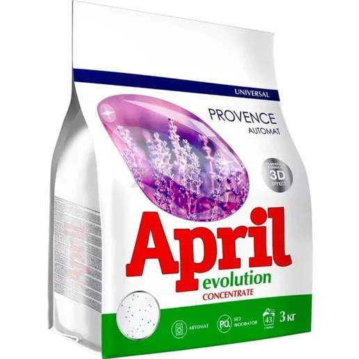 Стиральный порошок автомат APRIL Evolution Provenсe 3 кг (4814628003529)