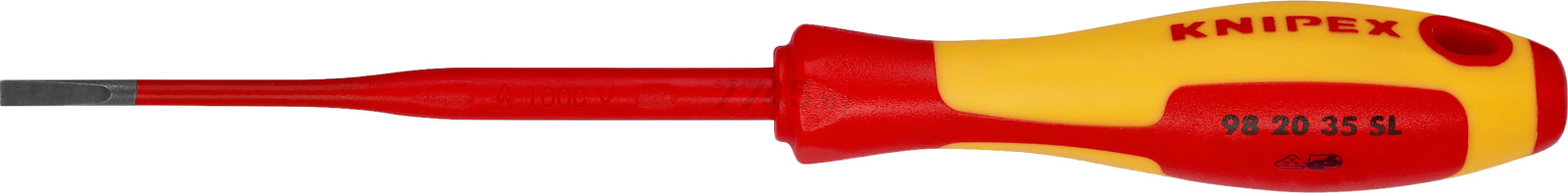 Отвертка шлицевая SL3,5 100 мм диэлектрическая KNIPEX Slim (982035SL)