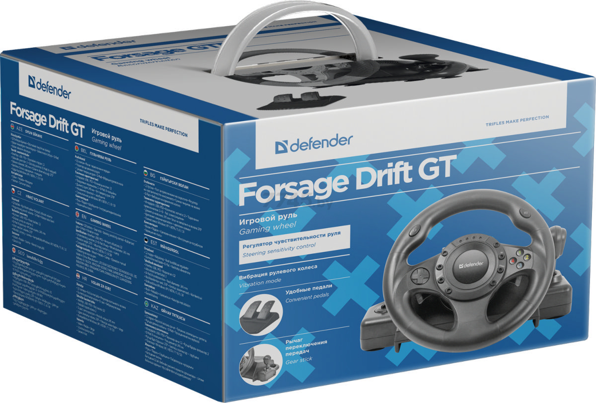 Игровой руль DEFENDER Forsage Drift GT (64370) - Фото 8