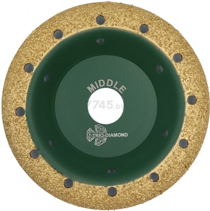 Чашка твердосплавная шлифовальная 125х22,2 мм круглая TRIO-DIAMOND №4 Middle (390104)