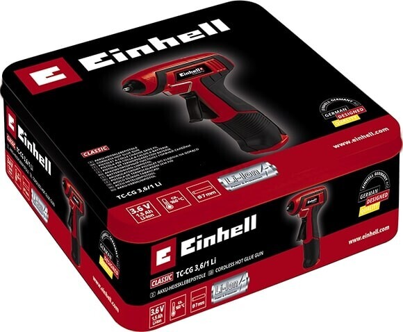 Пистолет клеевой аккумуляторный EINHELL TC-CG 3,6/1 Li (4522190) - Фото 4