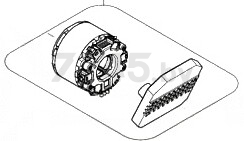 Статор + контроллер для болгарки MAKITA DGA505 (629174-4)