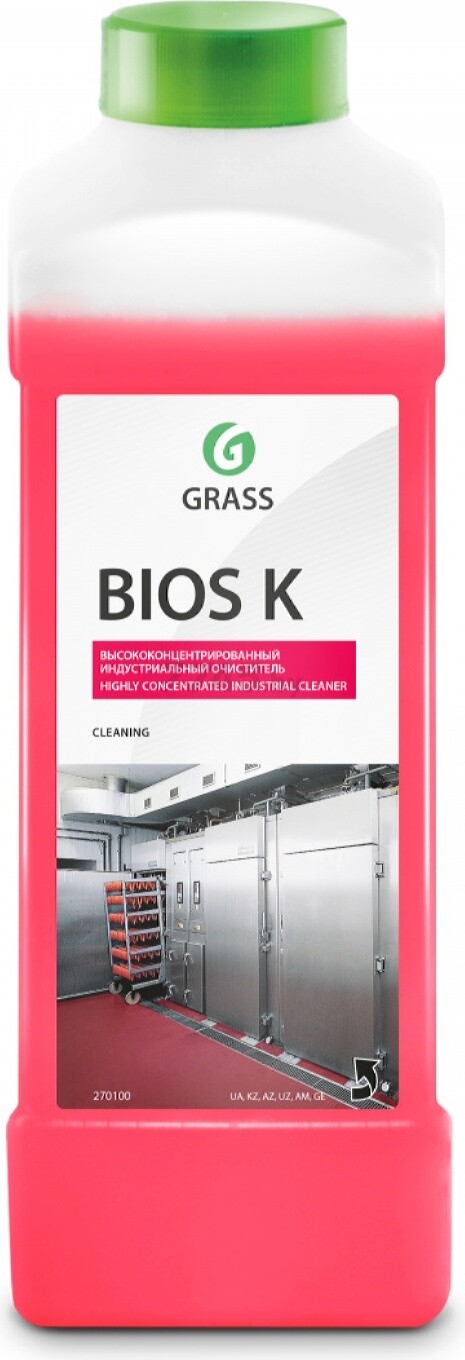 Средство для мытья полов и стен GRASS Bios K 1 л (270100)