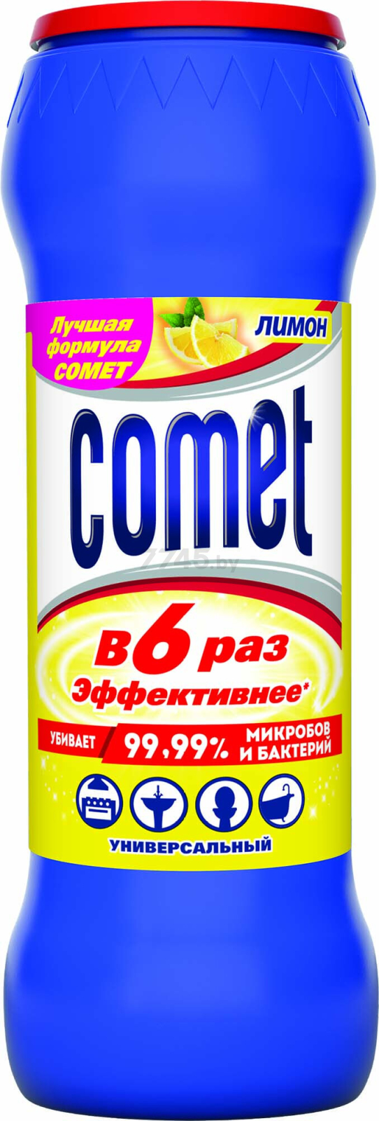 Порошок чистящий универсальный COMET Лимон с хлоринолом 0,475 кг (8001480024724)