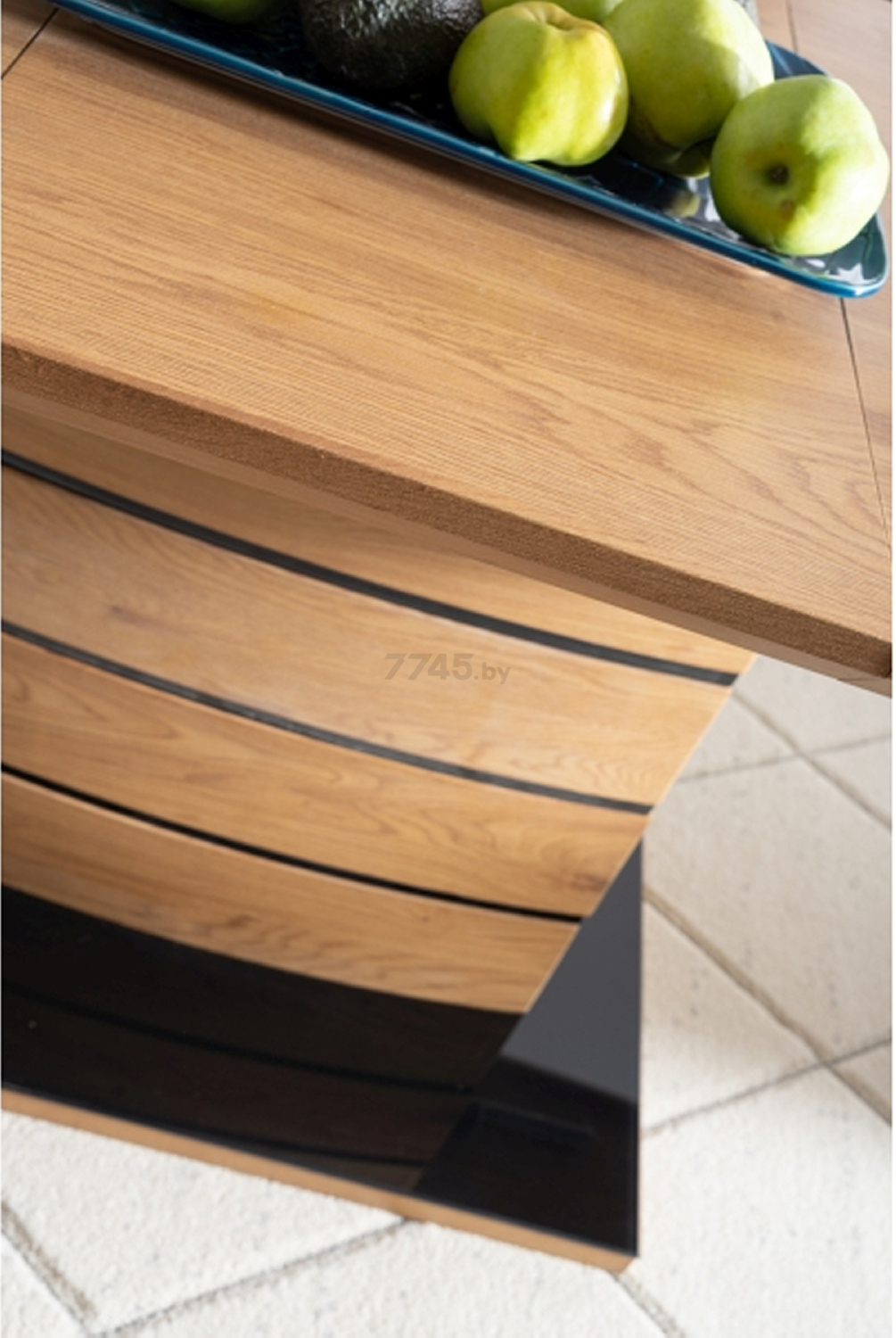 Стол кухонный SIGNAL Leonardo 140 дуб/черный 140-180х80х76 см (LEONARDODD140) - Фото 8
