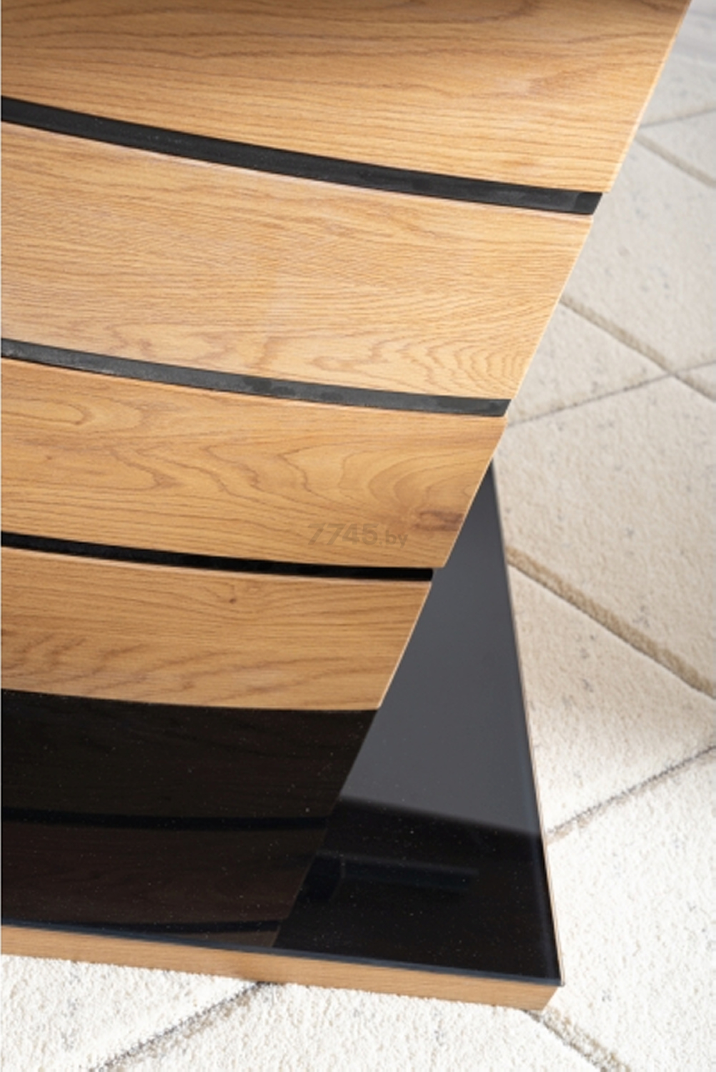Стол кухонный SIGNAL Leonardo 140 дуб/черный 140-180х80х76 см (LEONARDODD140) - Фото 9