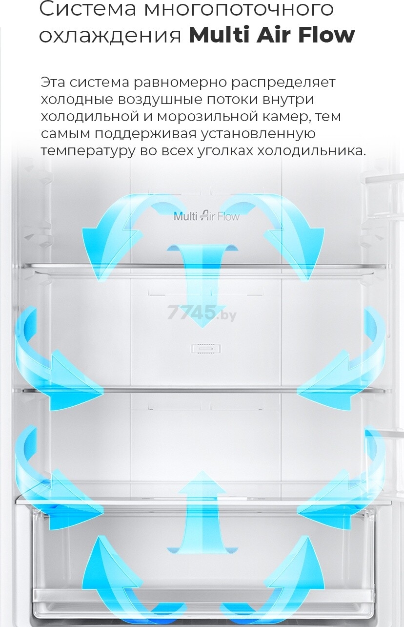 Холодильник MAUNFELD MFF1857NFW (КА-00012709) - Фото 18