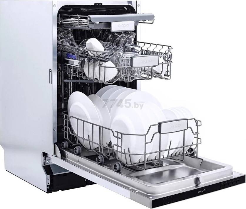 Машина посудомоечная встраиваемая AKPO ZMA 45 Series 6 Autoopen - Фото 4
