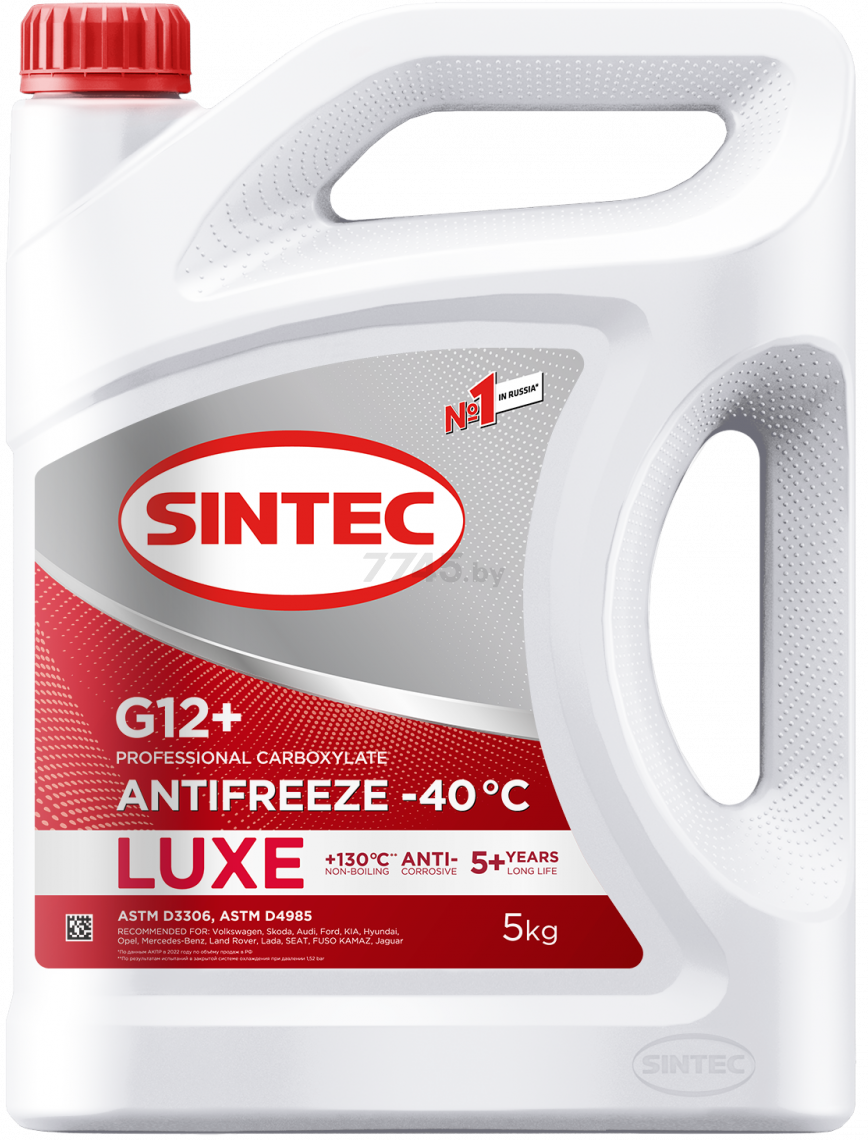 Антифриз G12+ красный SINTEC Luxe 5 кг (614503)
